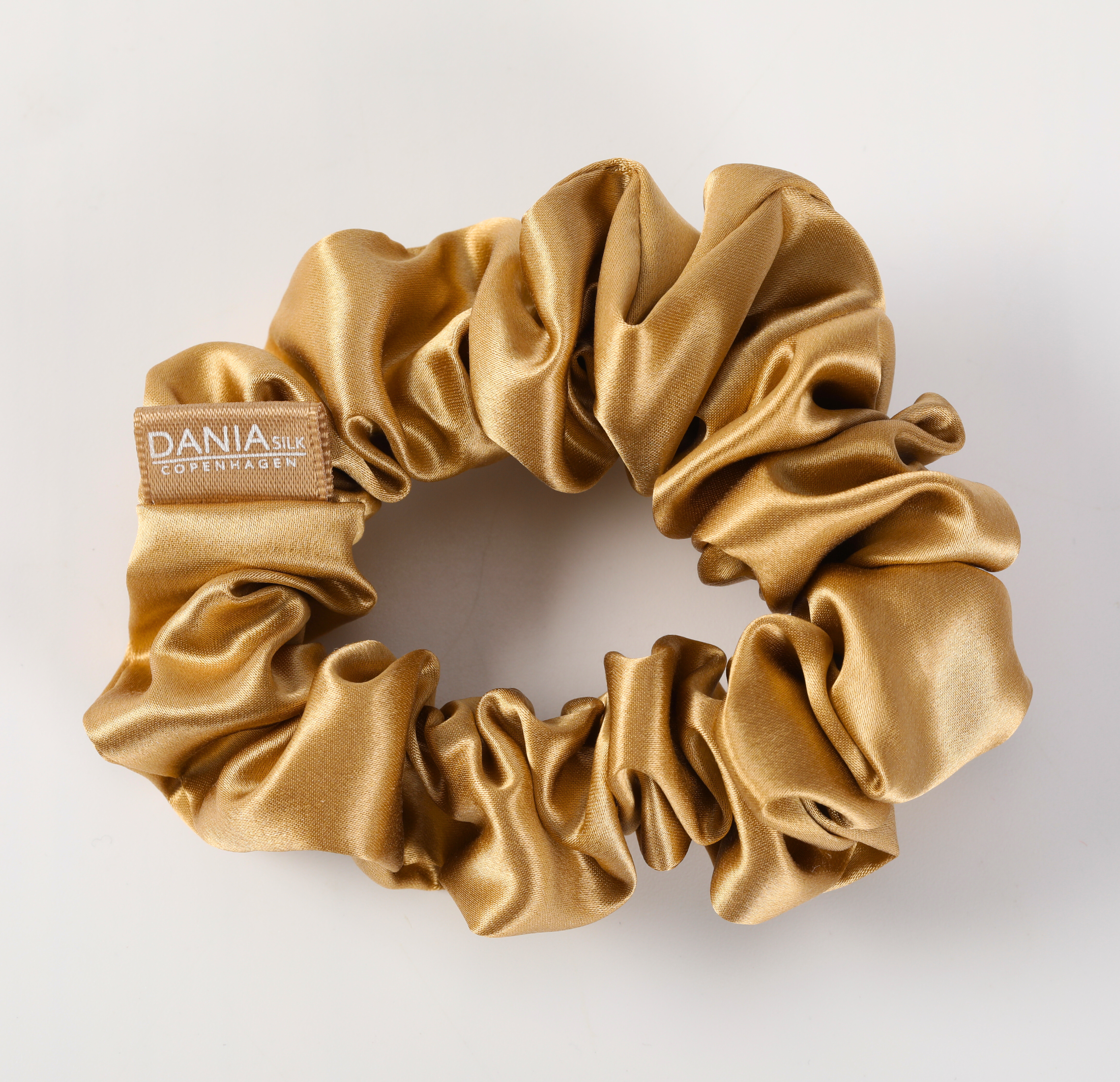 Silke Scrunchies | Guld | 3 stk. - Dania-silk